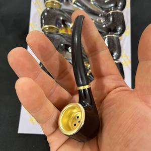 Pipes à fumer traditionnelles chinoises faites à la main de haute qualité Vente directe d'usine Résine de mode avec technique de laque - Product Image 2