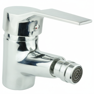 Grifo Mezclador Monomando Moderno NK11 para Bidé con Medidor, Acabado Pulido, Garantía de 2 Años, Montaje en Cubierta con Centros de 4 Pulgadas, Latón para Baño - Product Image 2