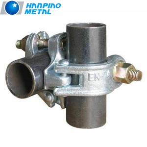 Acoplador Giratorio para Andamios Hanpiao, <span class=keywords><strong>Hierro</strong></span> Fundido y Acero, 48.6x48.6mm, Galvanizado en Caliente, Estándar EN74/BS1139, <span class=keywords><strong>Escalera</strong></span> de Oficina - Product Image 2