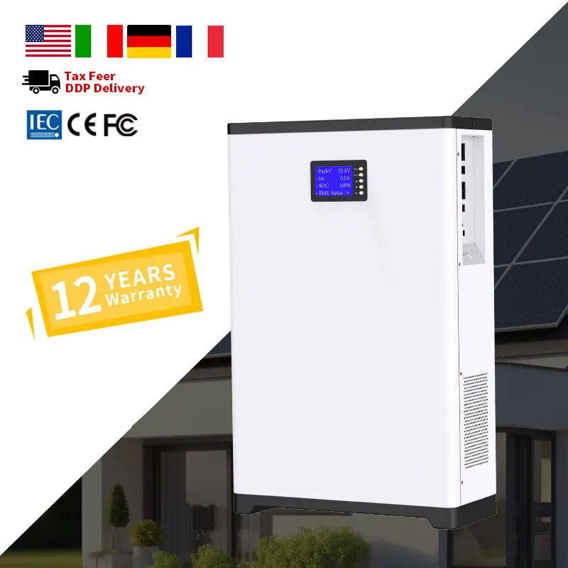 10 yıl garanti 48v lityum iyon batarya paket güç duvar 24v 5kw 10kwh 15kw lityum pil 200200ah ev enerji depolama