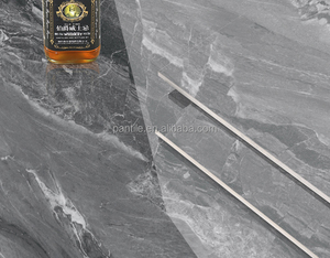 Azulejos vitrificados Serie de mármol Azulejos de piso 1200x600 Sólido Semi brillante Chimenea esmaltada Azulejo de porcelana Book Match - Product Image 2