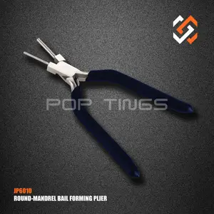 PopTings Jewelry Making Hand Tools JP6010 Round Mandrel Bail-Forming Pliers