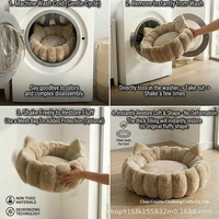 Grenzüberschreitendes Neues Atmungsaktives Wasserdichtes Hundebett Winter-Warmes Katzenbett Haustier-Nest Kissen Ganzjährig Universal für Kleine und Mittlere Tiere