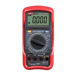 Multimètre numérique UNI-T UT56 de qualité industrielle, écran LCD, AC/DC 20A/750V, rouge/gris - Product Image 4