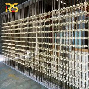 Portabottiglie in acrilico moderno con luce a LED su misura per cantina vino galleggiante porta espositore per Home Bar - Product Image 1