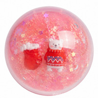 Nouvelle boule anti-stress de Noël faite à la main, cadeau magique malléable, boule artisanale pour la réduction du stress, décompression par couches
