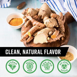 Leche Dorada de Cúrcuma Nutritiva en Envase OEM con Polvo de Raíz de <span class=keywords><strong>Jengibre</strong></span>, Cúrcuma Vegana con Curcumina y Pimienta Negra para el Apoyo Articular - Product Image 3