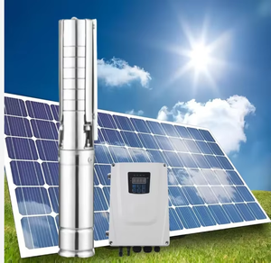 Bomba Solar Centrífuga QY 4JSC23-53-D180/1800, 2700W, 53m de Altura, 23m/H |   Salida de 1.25 pulgadas de alto flujo |   DC 48V Acero Inoxidable de Alta Calidad - Product Image 1