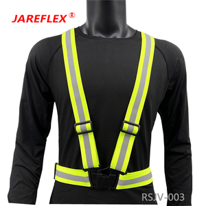 سترة أمان عالية الوضوح، خفيفة الوزن، قابلة للتعديل ومرنة، مع أشرطة عاكسة عالية الوضوح، مناسبة للرجال والنساء، للبناء - Product Image 5