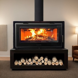 Caminetto a Legna Tradizionale Stile Americano ad Alta Efficienza <span class=keywords><strong>per</strong></span> Uso Interno Domestico e Alberghiero <span class=keywords><strong>Inserto</strong></span> in Acciaio <span class=keywords><strong>per</strong></span> Esterno - Product Image 1