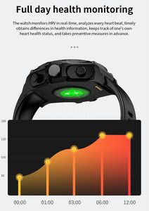 Mới kinh doanh thể thao xuất hiện tai nghe thông minh xem 2 trong 1 BT cuộc gọi Heart Rate huyết áp lc18 Xem với Earbuds - Product Image 5