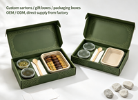 Boîte d'emballage alimentaire personnalisée avec insert amovible pour compartiments de dattes, baklava, chocolat, pâtisseries, noix, snacks, gâteaux, desserts