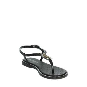 Sandalias Planas para Mujer Solo Soprani SSW519N67 Blancas con Tiras y Diseño de Cuentas - Product Image 5