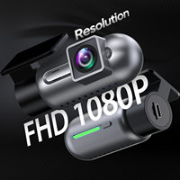 Mini 1296P Fhd 1080P Dashcam Relee Voorste Autocamera Met Wifi Afstandsbediening G-Sensor Lus Opname Voor Voertuigopname