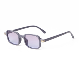 Lunettes de soleil rétro ADE WU STY18057Y, petites lunettes carrées, style années 90, verres bleus, protection UV400, lunettes rectangulaires tendance pour femmes, usage quotidien - Product Image 2