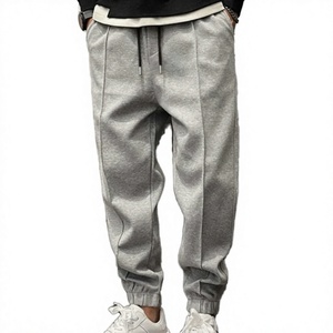 Pantalones Deportivos Casuales para Hombre, Ecológicos, Cintura Elástica, para Gimnasio, Entrenamiento, Correr, Color Sólido, Cordón Ajustable, Poliéster Teñido Liso - Product Image 2