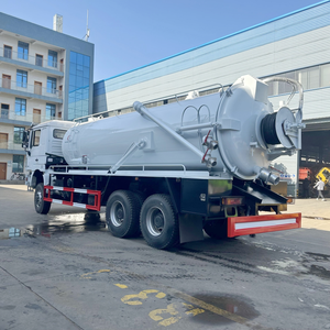 Camion d'aspiration des eaux usées Shacman 6X4 18CBM, camion-citerne à vide pour boues septiques de 18000L, véhicule de nettoyage des égouts municipaux à vendre - Product Image 2