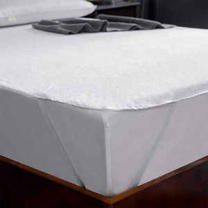 Baby Adult Waterproof Bed <strong>Protector</strong> Cotton Polyester <strong>Mattress</strong> Topper <strong>Rubber</strong> Band Fixation - Product Image 3