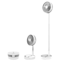 Ventilateur de table télescopique pliable réglable pour plancher de refroidissement de bureau 9000mAh Kc Batterie Usb Rechargeable Ventilateurs debout de refroidissement par air