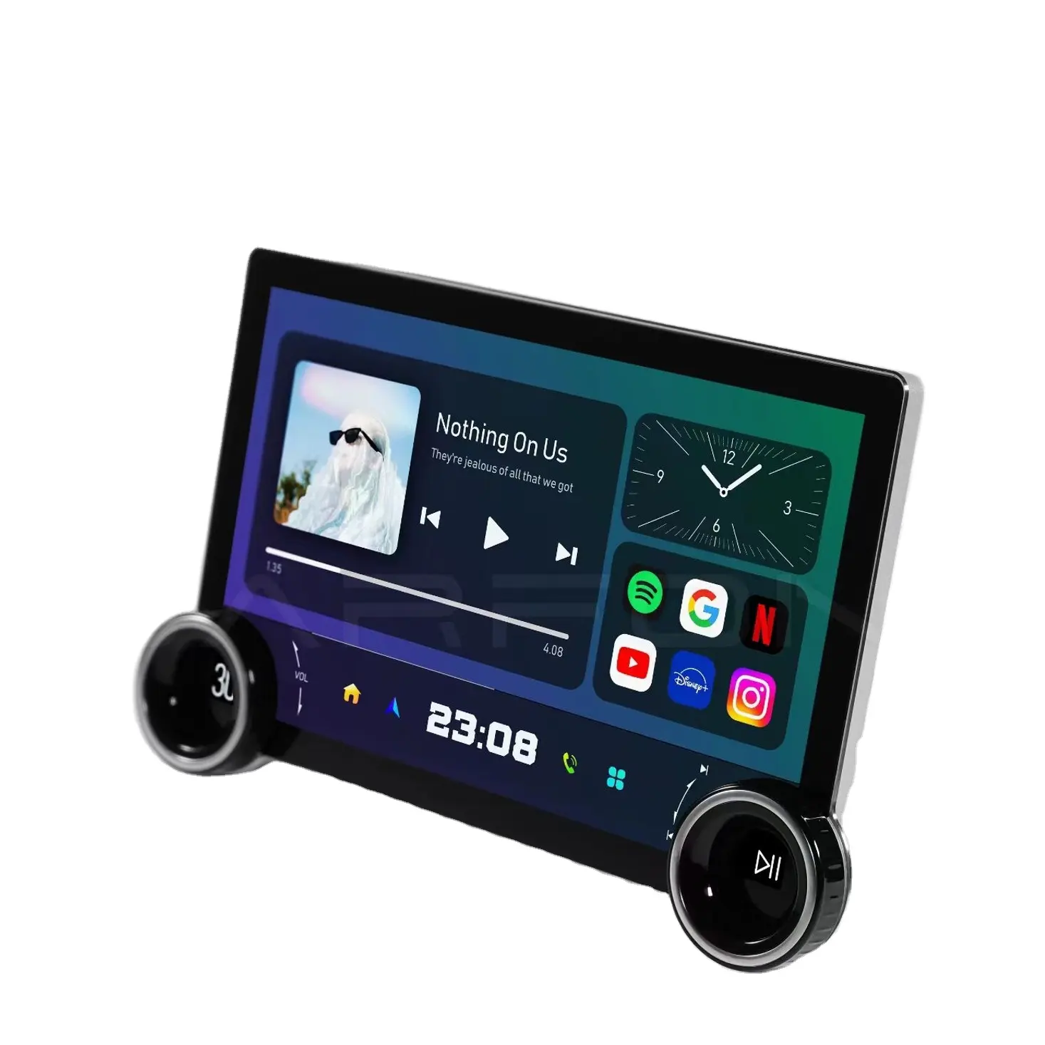 2024 araba medya oynatıcısı 11.8 inç QLED 2k Android araba radyo multimedya Carplay Android oto navigasyon oynatıcı araba Stereo sistemi