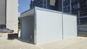 <span class=keywords><strong>Garage</strong></span> conteneur à fond ouvert - <span class=keywords><strong>Garage</strong></span> modulaire de 20 pieds - Maison en acier pratique et facile à utiliser - Product Image 4