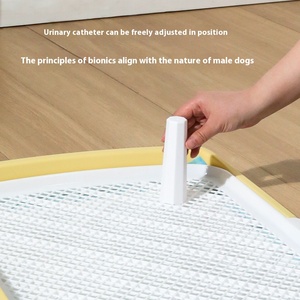 Bandeja de inodoro para perros: orinal extra grande para cachorros para todas las razas, inodoro antideslizante para mascotas de interior/exterior con lados altos - Product Image 4