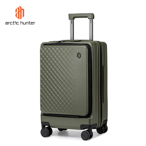 Arctic Hunter Durable 20/24 Inch Classic Travel Suitcase Large Capacity 4-Wheel Durable PC Waterproof <strong>Luggage</strong> Password - Product Image 1