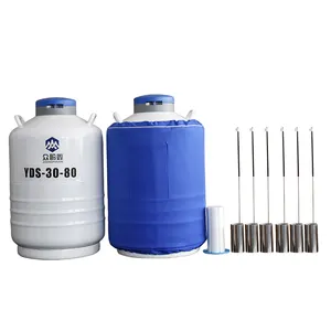 YDS-30L Aluminum Alloy Vacuum Flask Low Temperature Liquid Nitrogen Container For Live Farming Equipment