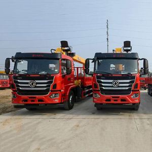 Vente directe d'usine Dongfeng 8X4 Grue à flèche droite multifonctionnelle montée sur camion 14 tonnes - Product Image 6