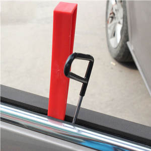 Outil auxiliaire de réparation des bosses de voiture, <span class=keywords><strong>cale</strong></span> de porte de voiture, <span class=keywords><strong>cale</strong></span> en plastique rouge, élargisseur de joint de porte - Product Image 6