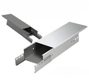 ถาดจัดการสายอุตสาหกรรมถาดเก็บสายเคเบิลด้านล่างติดตั้งง่ายถาดวางสายเคเบิลเคลือบผงสีตามสั่งทนทาน - Product Image 1