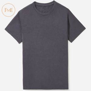 Camiseta personalizada para hombre, Camiseta básica lisa de 100% algodón con logotipo impreso en blanco, camiseta sin etiqueta oem odm - Product Image 5