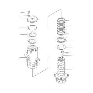 703-15-00121 703-15-00130 703-15-73611 ekskavatör merkezi ortak PC2000-8 döner eklem için Komatsu