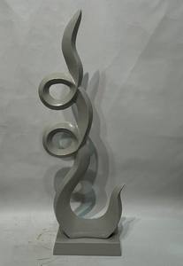 Escultura Moderna Abstracta de Aluminio, Pieza Decorativa, Escultura de Arte en Aluminio Hecha a Mano, Producto Elegante a Precio de Mayoreo - Product Image 5
