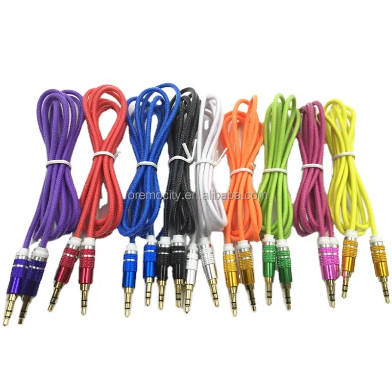 3.5mm audio cable power audio car audio video cable