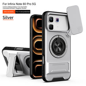 Funda Protectora Lichicase con Carga Inalámbrica, Soporte Plegable, Ventana Deslizante y Carcasa Magnética para Infinix <span class=keywords><strong>Note</strong></span> 60 Ultra - Product Image 2