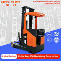 NOBLELIFT Nouvelle Chariot élévateur frontal électrique RT15Q 1,5 tonne, hauteur de levage 3-6m, mât à trois sections, batterie plomb-acide 48V, roues en polyuréthane