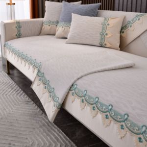 <span class=keywords><strong>Housses</strong></span> de canapé sectionnel en chenille unie de luxe léger, serviettes de <span class=keywords><strong>fauteuil</strong></span>, <span class=keywords><strong>housses</strong></span> de siège de mobilier, <span class=keywords><strong>housses</strong></span> d'angle pour salon, décoration intérieure - Product Image 3