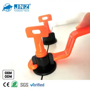 JNZ taurus in stock t-lock needle reusable tile leveling system (50 pcs+1 wrench)