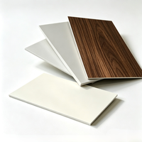 Panneau mural en PVC brillant 3mm 5mm, panneau mural intérieur ignifuge en PVC, panneaux cannelés modernes, panneau mural en PVC long, PVC Madera