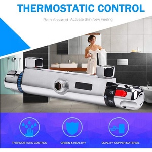 Válvula de Control de Temperatura Constante de Latón Cromado para Montaje en Pared, Mezclador de Agua Fría y Caliente para Ducha, Grifo de Ducha Termostático Empotrado - Product Image 6