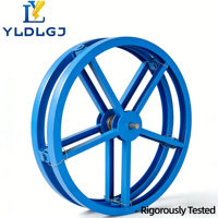 Support de bobine de câble robuste YILI, directement de l'usine, support de tambour en acier pour la pose de câbles de construction avec rotation stable