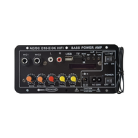 220V HI-FI Subwoofer güç Amp amplifikatör kurulu ev 12V 24V USB uzaktan kumanda bluetooth alıcı Metal malzeme
