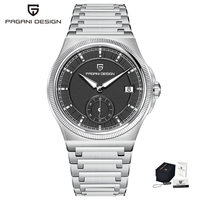 Montre mécanique automatique pour homme Pagani Design PD-YS029 YS029 originale, étanche, aiguilles lumineuses, acier inoxydable