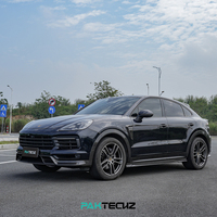 Kit carrosserie en fibre de carbone préimprégnée Paktechz, garniture de bas de caisse pour Porsche Cayenne Coupé 9YA 9YB 9Y3, remplacement 2018-