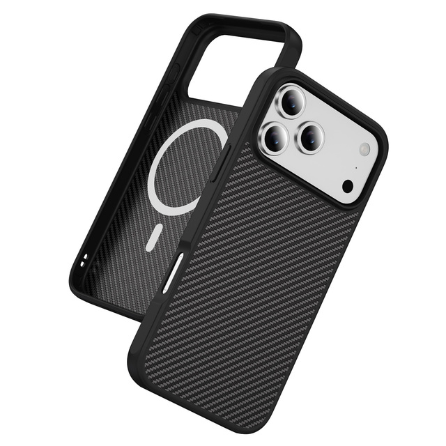 High-End Skin Feel Carbon Fibre TPU Magnetic Phone Case for iPhone 17 Pro Max 16 Luxury Anti-Fall Shockproof Protective Cover