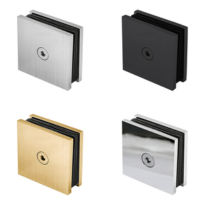 High Quality Stainless Steel 316/Copper/Brass Glass Clamp Polished 0 Degree Frameless Shower Door <b>Bracket</b> Bathroom Glass Inch - Product Image 1