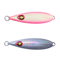 Leurre Métallique Papillon Réaliste Luminescent à Coulée Rapide et Oscillation Lente, Appât Artificiel Dur pour Pêche en Eau Salée