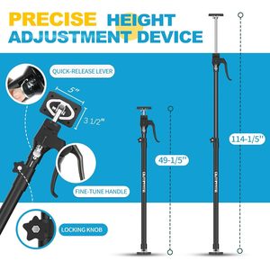 Luckitec pesante grande capacità di sostegno di terza mano palo Cabinet jack per l'installazione di armadi parti di macchine per la lavorazione del legno - Product Image 3