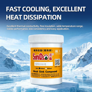 Pâte thermique résistante aux hautes températures, graisse silicone pour CPU, LED, PCB, alimentation électrique, dissipation thermique des semi-conducteurs - Product Image 5